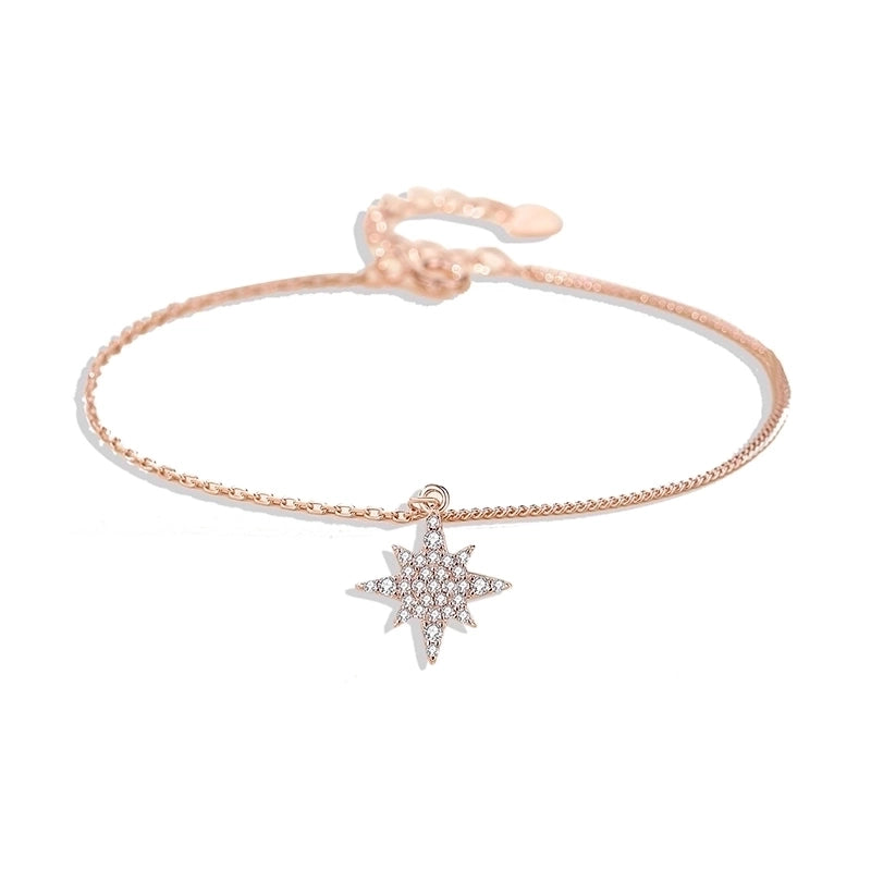 925 Sterling Silver Bracelets Minimalist Shiny