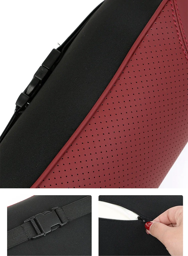 🔥Hot sale🔥Car leather lumbar headrest set