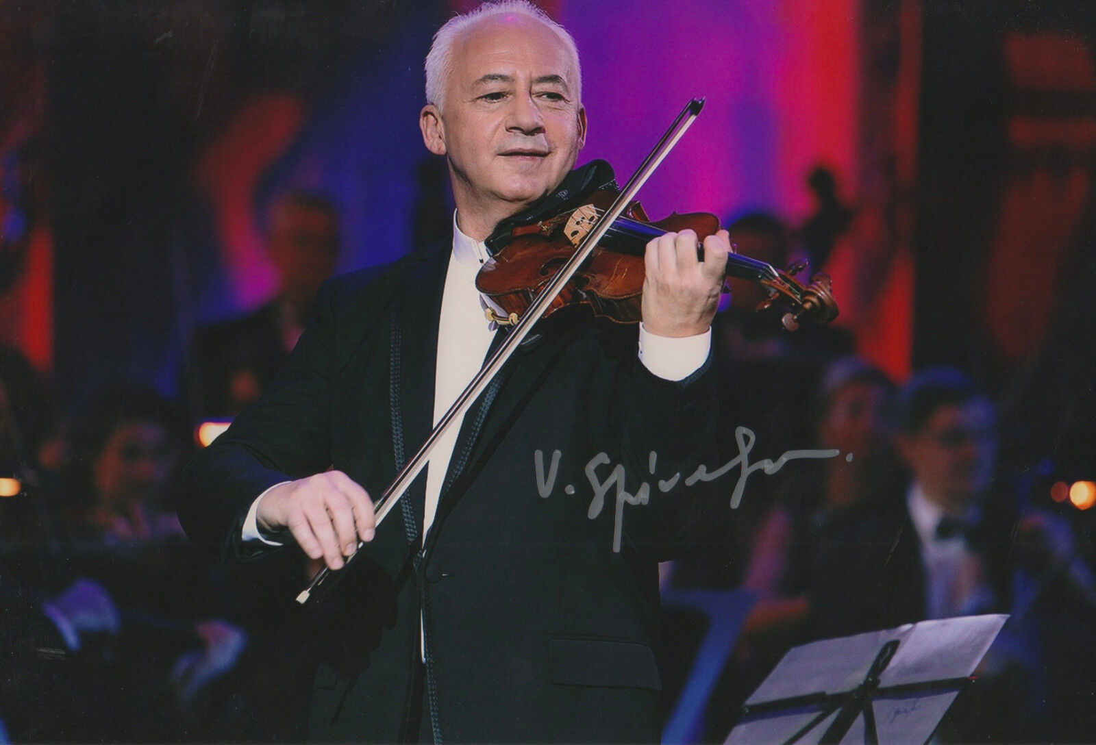 Vladimir Spivakov signed 8x12 inch Photo Poster painting autograph