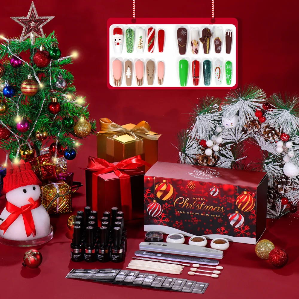 Gel Nail Polish Xmas Kit 18x10ml | Customizable