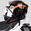 Black Motorcycle Luggage Strap Large Capacity Stretchable Storage Net with Hook for Secures Various Luggage Helmets Small Item