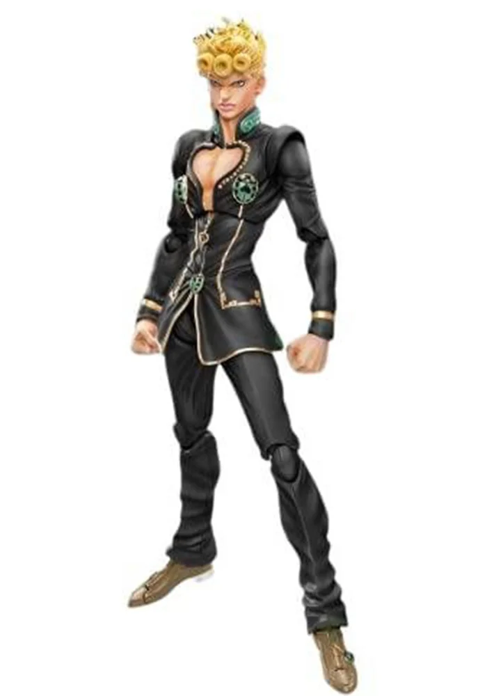 Jojo no Kimyou na Bouken - Ougon no Kaze - Giorno Giovanna - Super Action Statue - Ver.Black - 2022 Re-release (Medicos Entertainment)-shopify