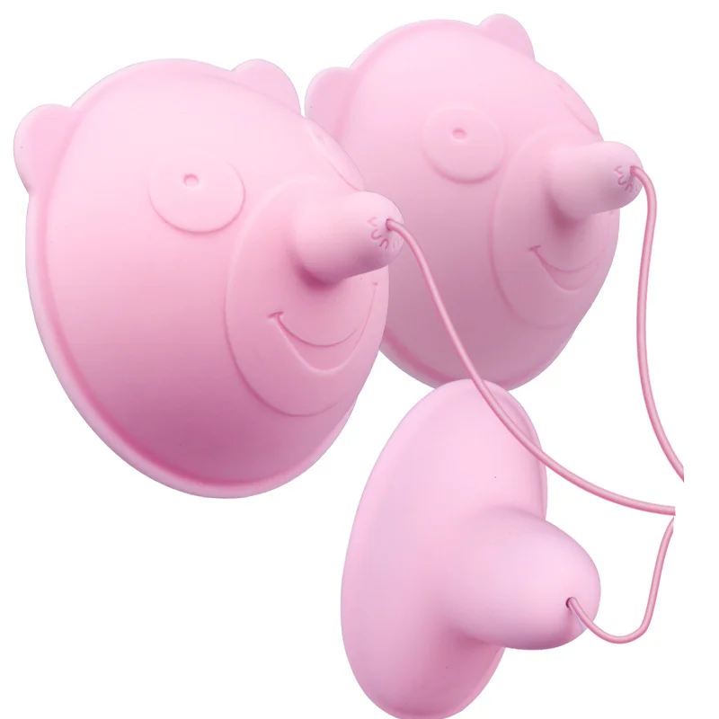 Momo Bear Rotational Vibration Clit Stimulator & Breast Massager - Rose Toy