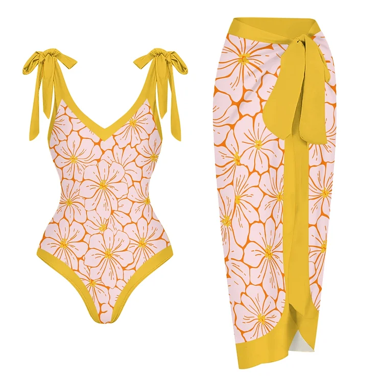 Women's Printed One Piece Swimsuits and Cover Ups