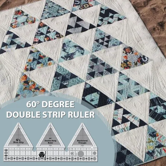 60° Degree Double Strip Ruler