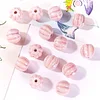 Lovely Painting Pink Flower Butterfly Beads DIY Jewelry Accessories