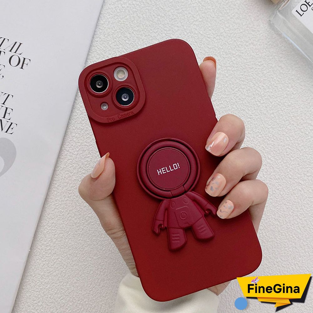 Brown Casual Print Patchwork Metal Accessories Decoration Phone Case