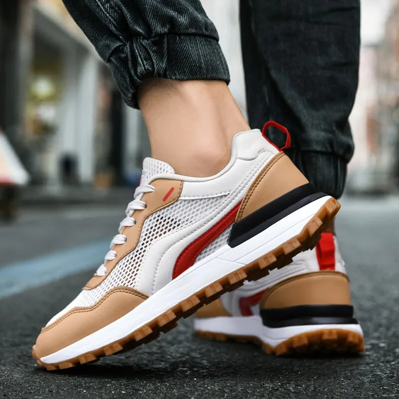 Trendy Golfing Shoes Men Breathable Golfer Grass Sneakers Non-Slip Male Golf Sneakers Lace Up Outdoor Sport Trainers Men