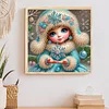 Snow Girl - Diamond Painting - Partial Special Shaped Drill(Canvas|30*30cm)