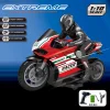 Remote Control Motorcycle, New RC Motorcycle Remote Control Stunt Drift Bike Racing, High Speed ​​Cyclone Motorcycle and Ride Model, Great Christmas Gift for Boys Girls Kids.