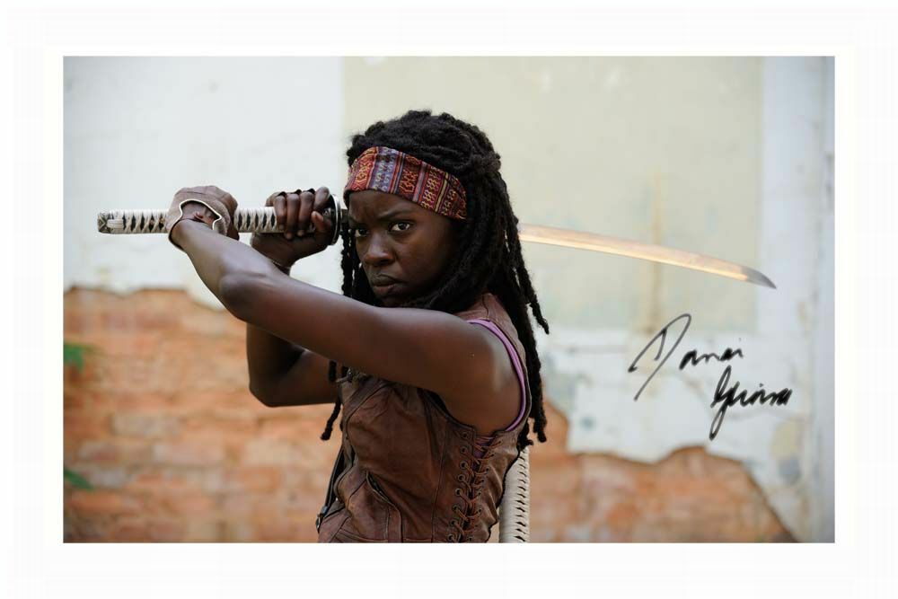 DANAI GURIRA - THE WALKING DEAD AUTOGRAPH SIGNED Photo Poster painting POSTER PRINT