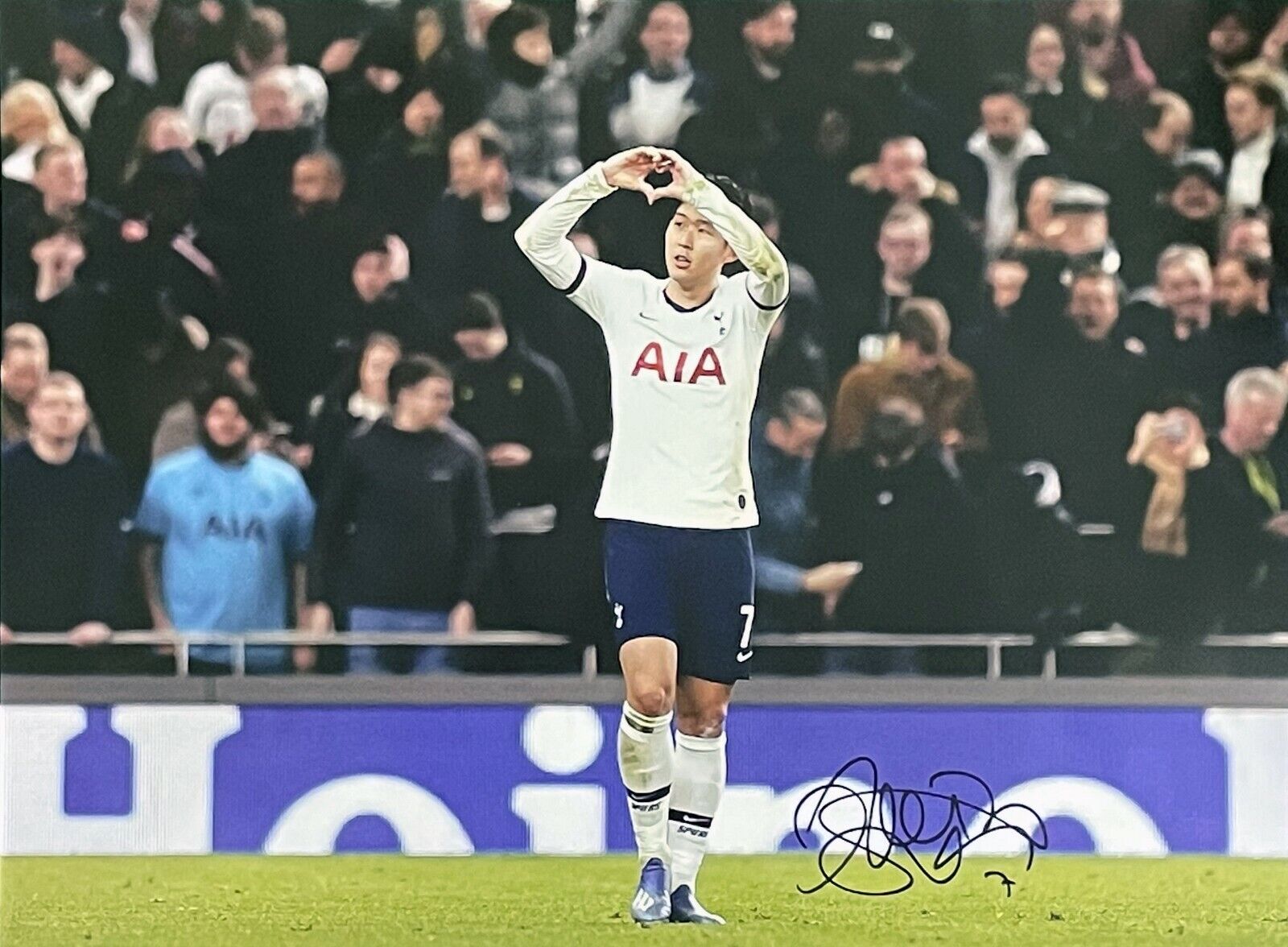 HEUNG MIN SON SIGNED TOTTENHAM SPURS FOOTBALL Photo Poster painting COMES WITH COA PROOF