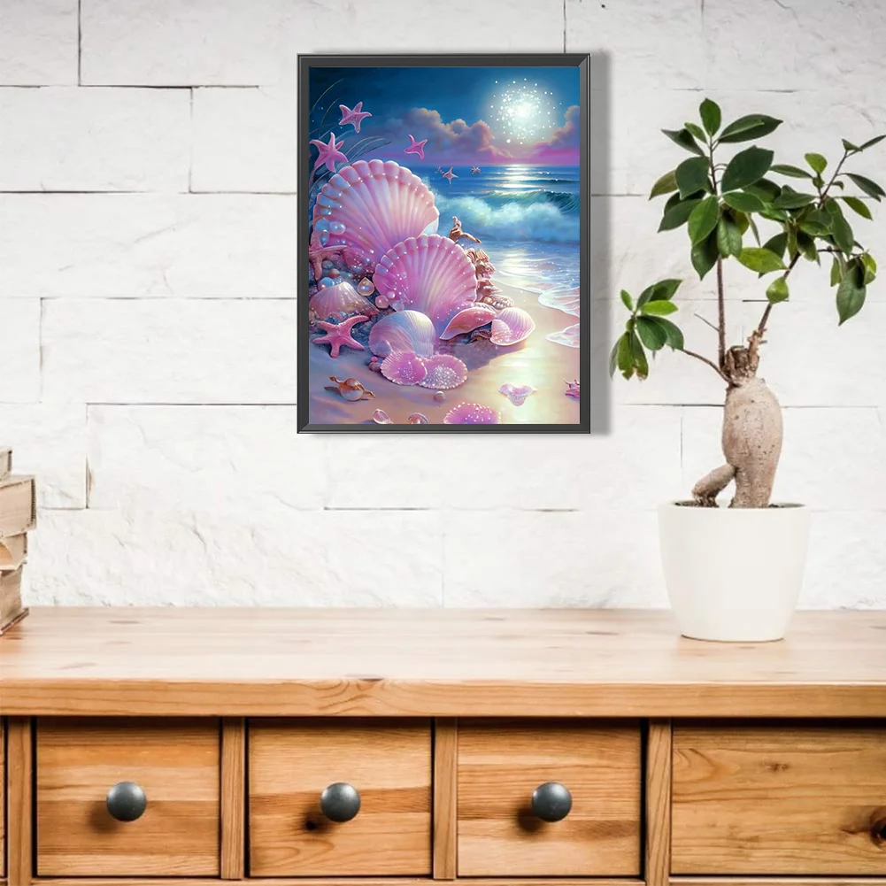 Diamond Painting - Full Round Drill - Beach(30*40cm)