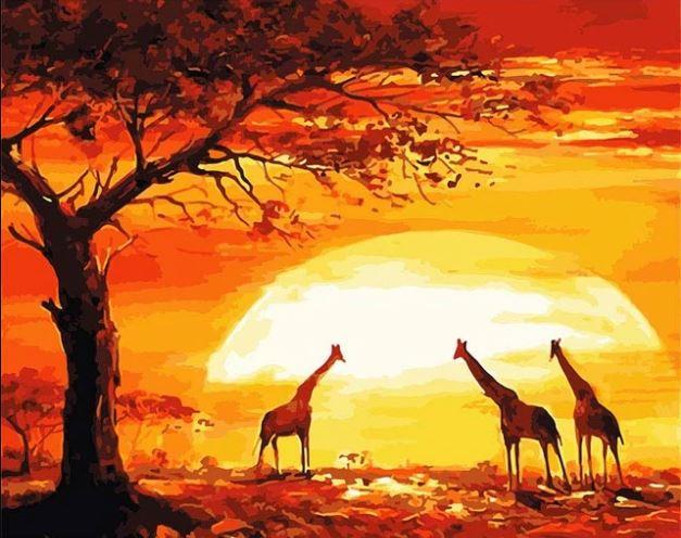 

Picture Animals Modern Wall Art Canvas – Paint By Numbers - 40*50CM, 501 Original