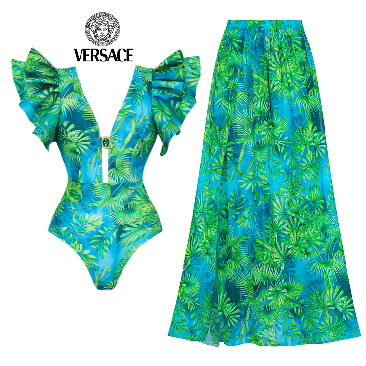 💃【Versace】Bañadores y faldas de una pieza estampados