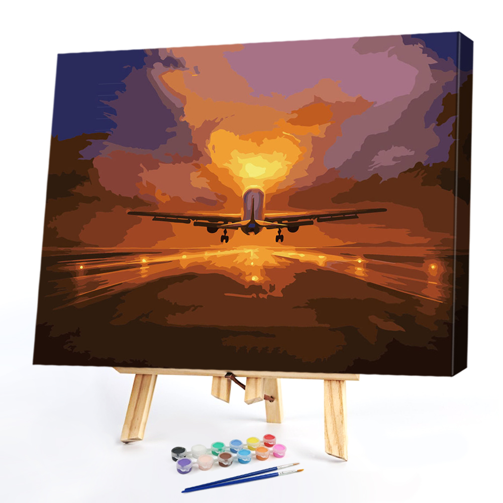 

50*40CM - Paint By Numbers - Airplane, 501 Original