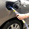 Car Fuel Pump with Hose Fuel Diesel Gasoline Pump Hand Straw Pump (1 Meter)