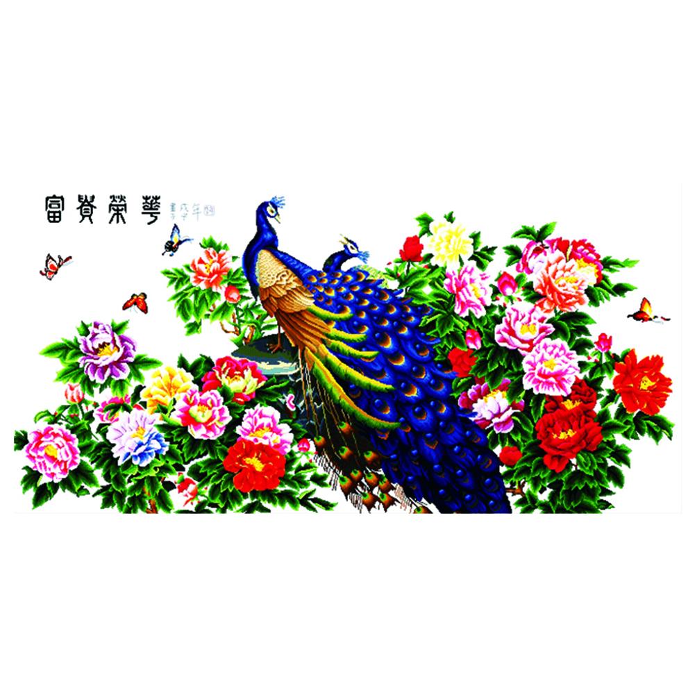 

Luxurious - 14CT Stamped Cross Stitch - 136*71cm, 501 Original