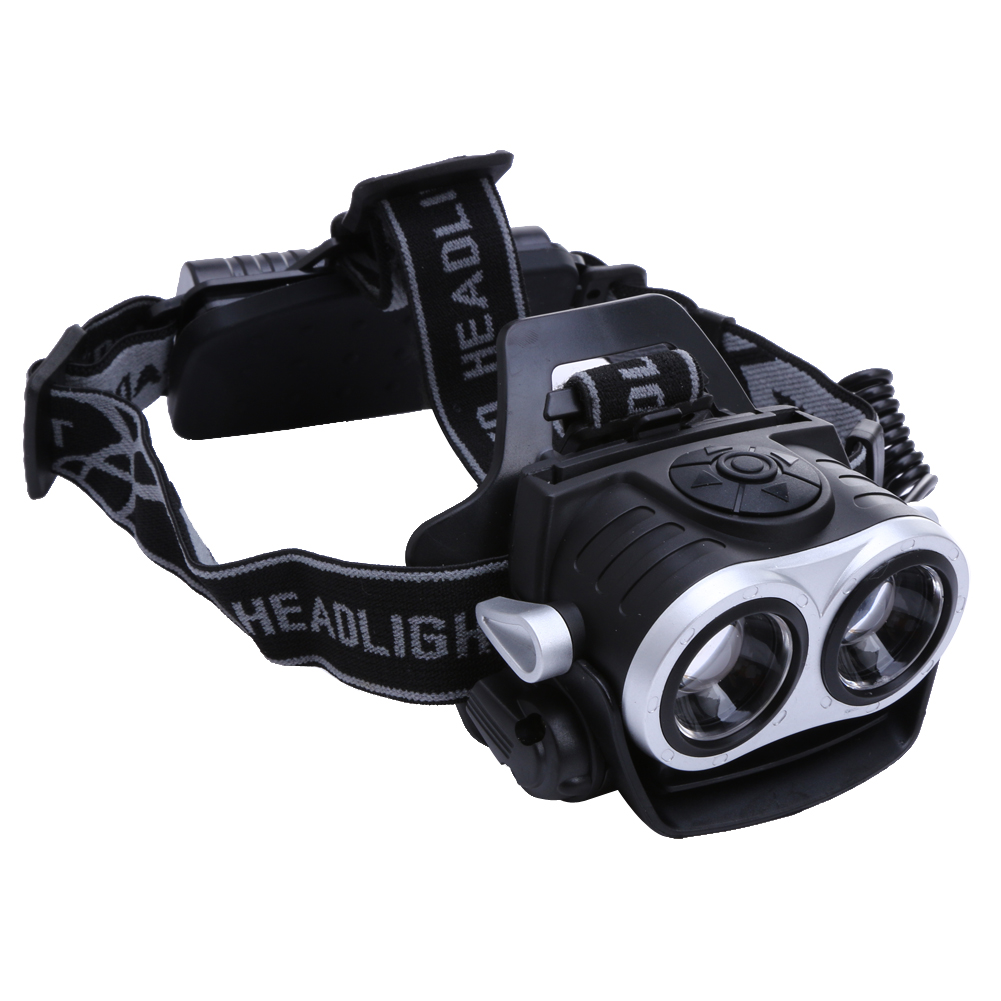 

10000Lm 2x T6 LED Rechargeable Zoom 18650 Headlamp Headlight Torch USB, 501 Original