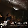 Galaxy Star Projector USB 2 in 1 Night Light Starry Sky Lamp 360