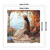 Victorian Girl-14CT Stamped Cross Stitch 50*50cm/19.69*19.69in