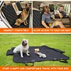 Dog Car Seat Cover, Back Seat Cover for Dogs Pet Car Seat Protector Waterproof Bench Car Seat Cover, Non-Slip Reat Seat Cover fits Middle Armrest for Most Cars Trucks SUVs