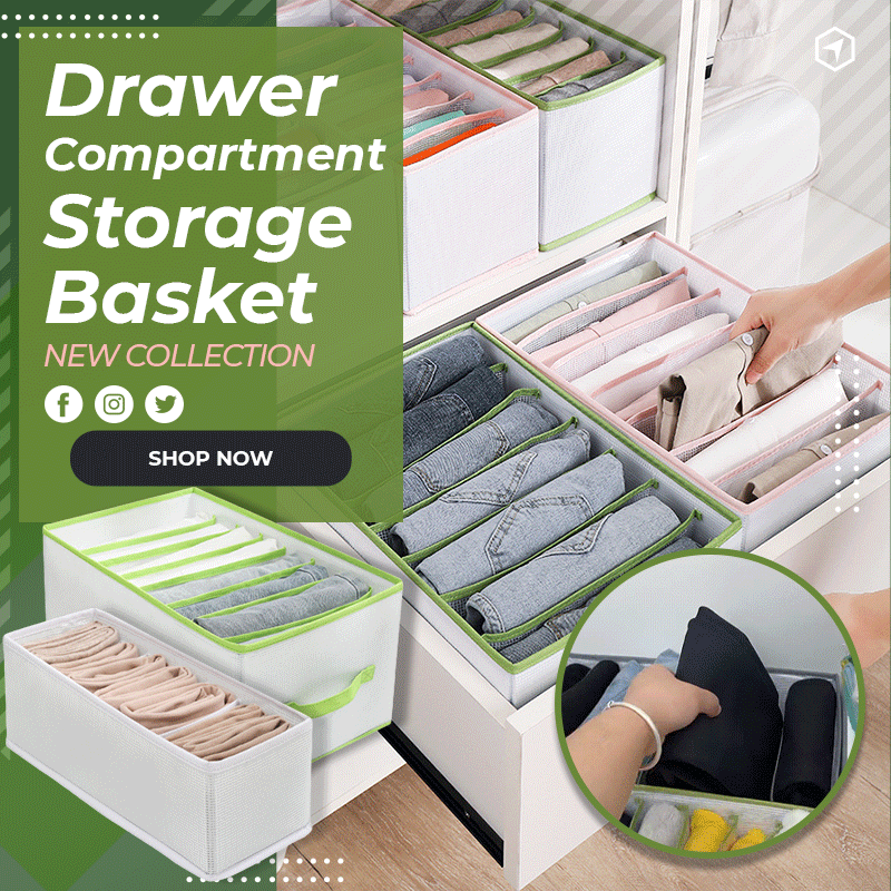 Drawer Compartment Storage Basket