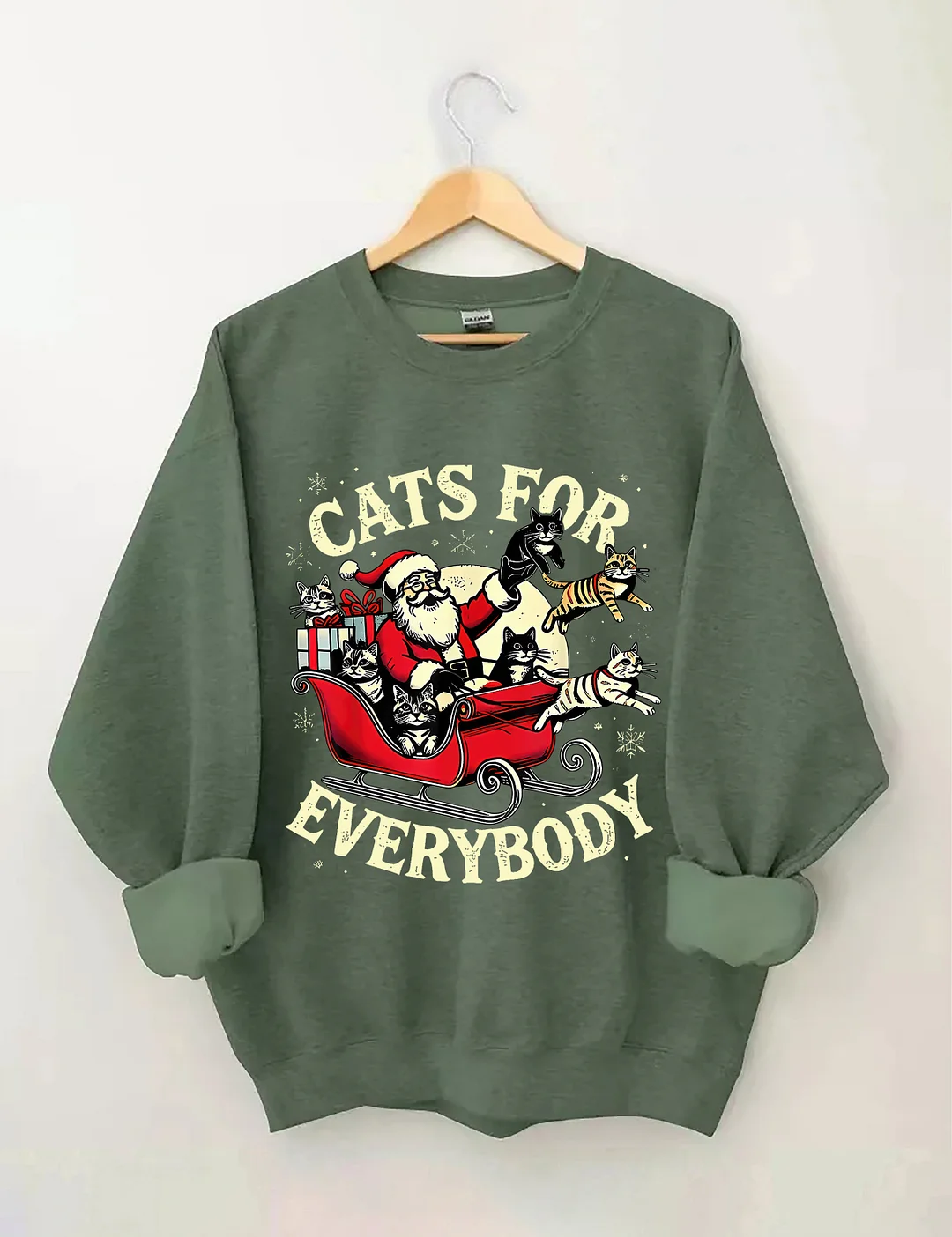 Christmas Cats For Everybody Sweatshirt