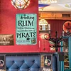 Drink Rum - Vintage Metal Signs - 20*30cm/30*40cm - Warning