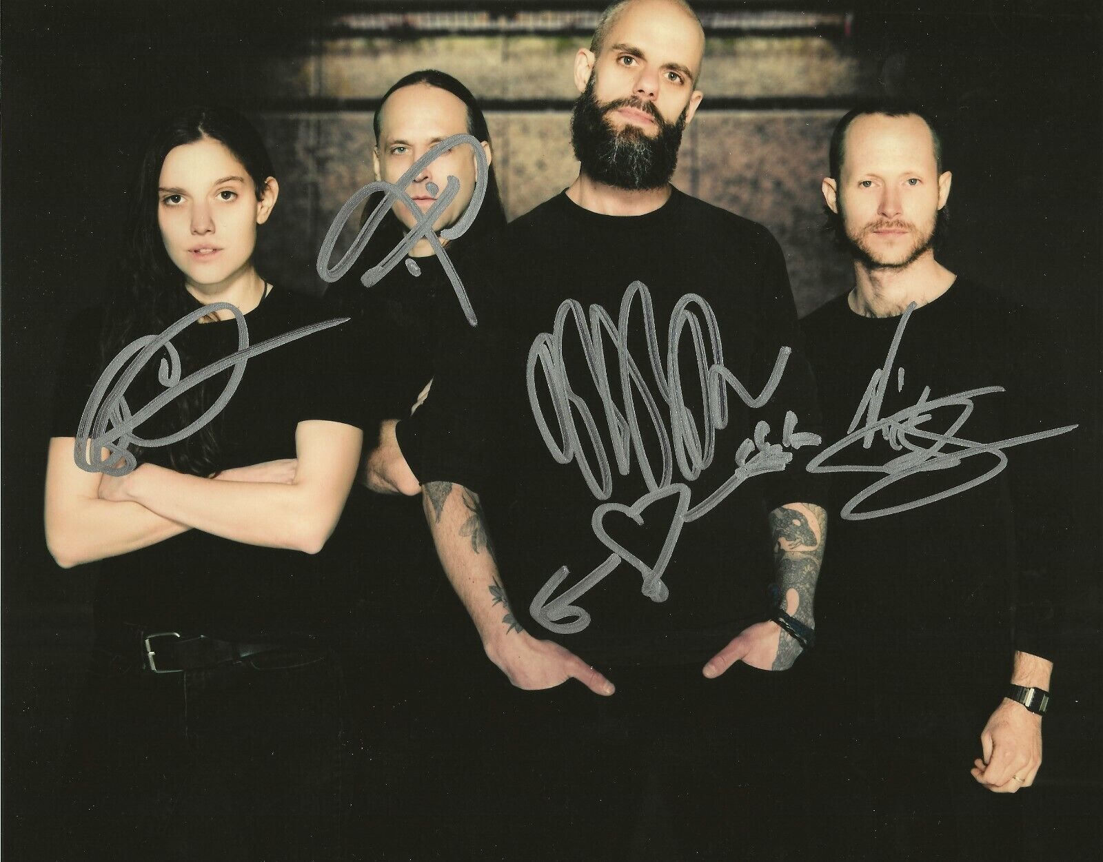 Baroness REAL hand SIGNED Photo Poster painting #2 COA Autographed by all 4 members