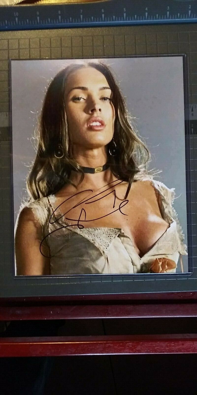 Megan Fox signed 8x10 COA