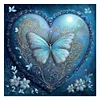 Heart-Shaped-11CT Stamped Cross Stitch 55*55cm