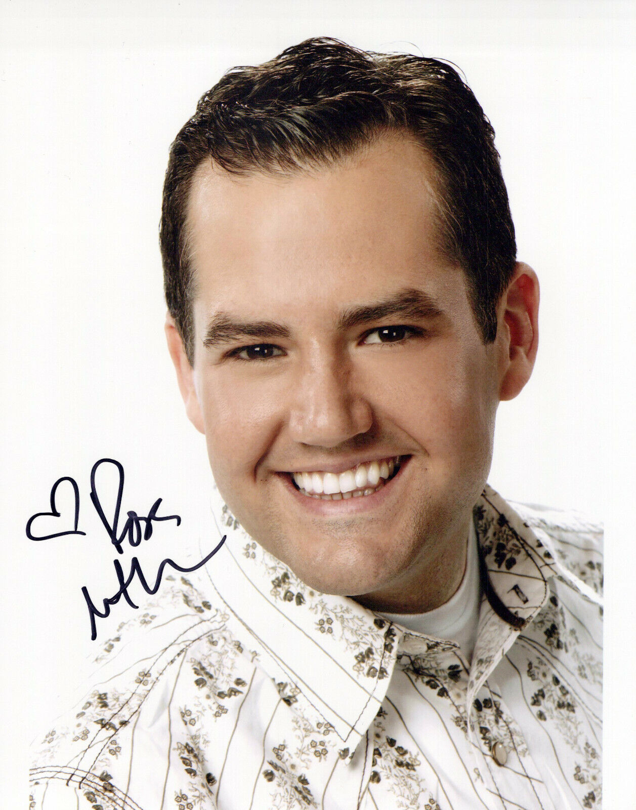 Ross Mathews head shot autographed Photo Poster painting signed 8x10 #3 gay