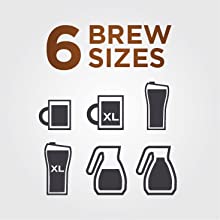 6 Brew Sizes
