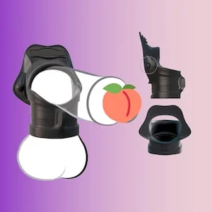 pornhint Pornhint Stretchy Testicle and Cock Ring, Cock Ring Silicone Ball Stretcher Scrotum Extreme BDSM Sex Toy for Men Chastity