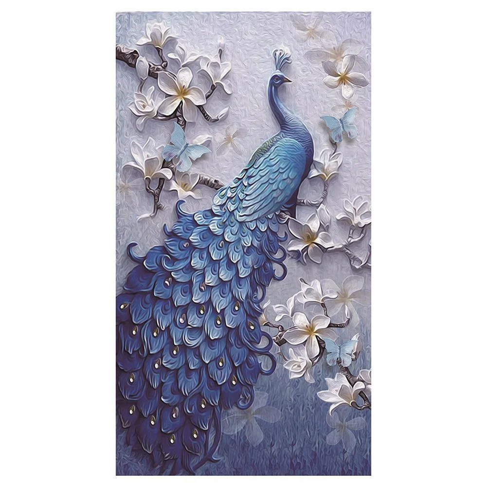 Full Round Diamond Painting Peacock (48*30cm)