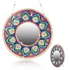 DIY Diamonds Painting Mirror Datura Special Shaped Crystal Drill Crafts Kit