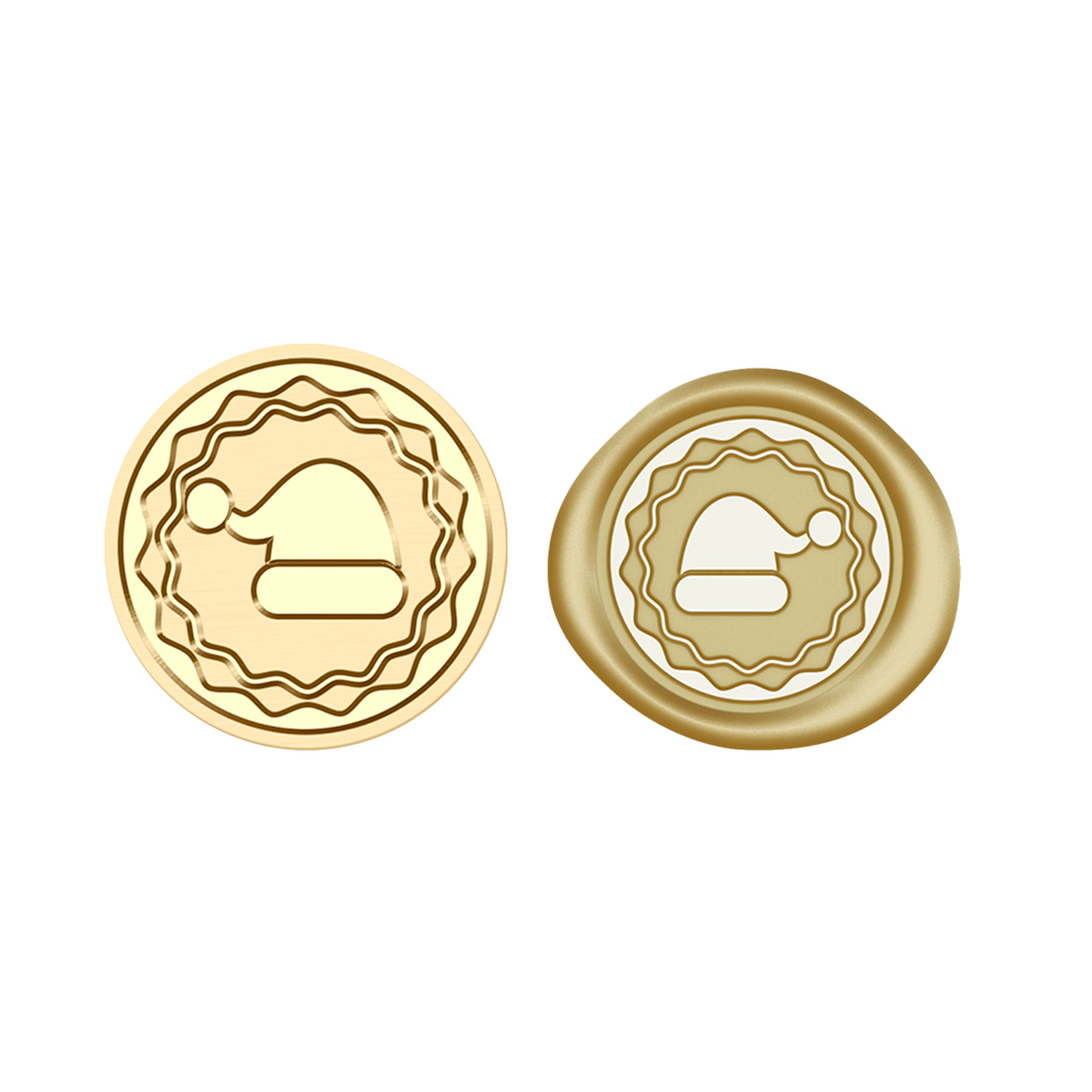 

25mm Christmas Wax Seal Stamp Cartoon Head - Wax Seal Stamp, 501 Original