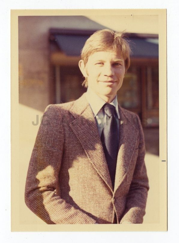 Michael York - Vintage Candid Photo Poster painting by Peter Warrack - Previously Unpublished