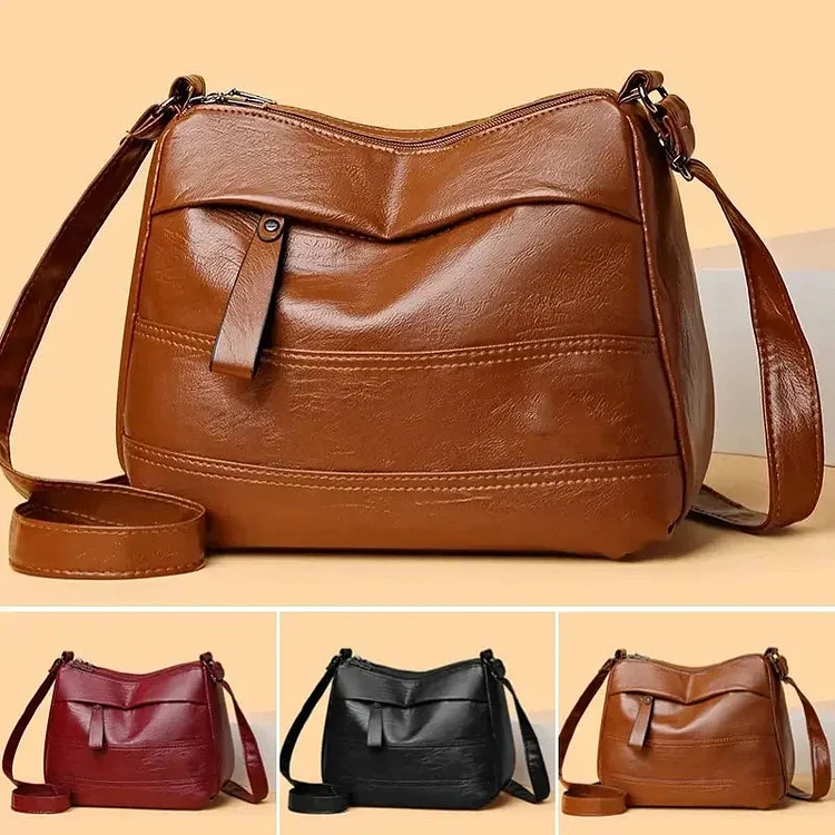 🎉New Hot Sales - 58% OFF🔥Retro Large-Capacity Multilayer Shoulder Bag