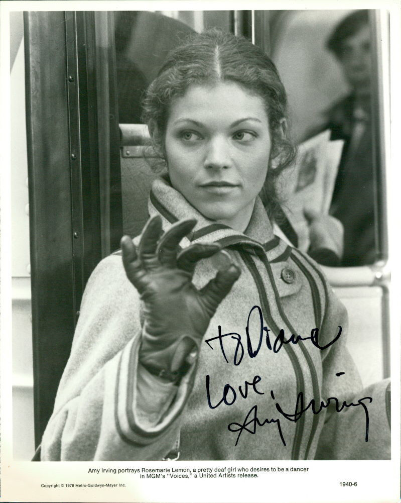 Amy Irving (Vintage, Inscribed) signed Photo Poster painting COA