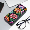 DIY Flower Diamond Painting Eyeglasses Case
