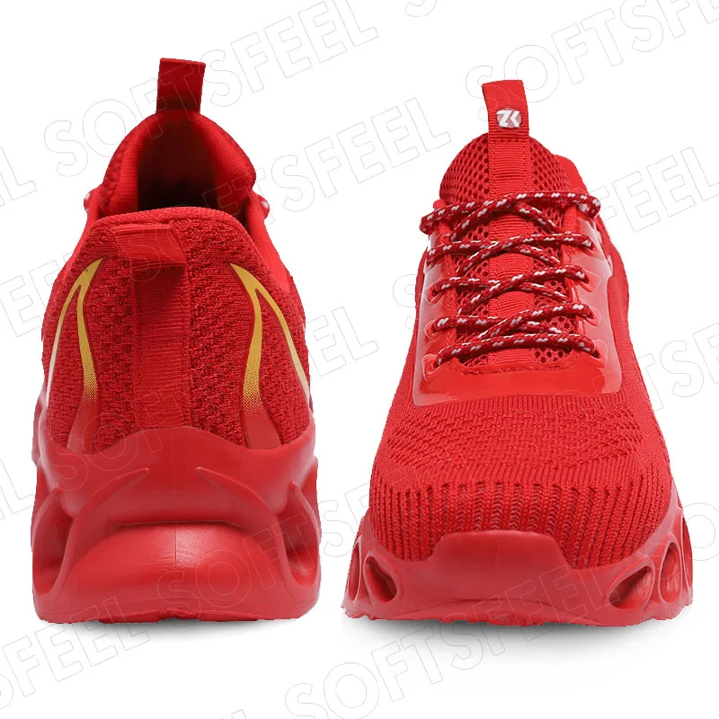 Softsfeel Women's Relieve Foot Pain Perfect Walking Shoes - Red