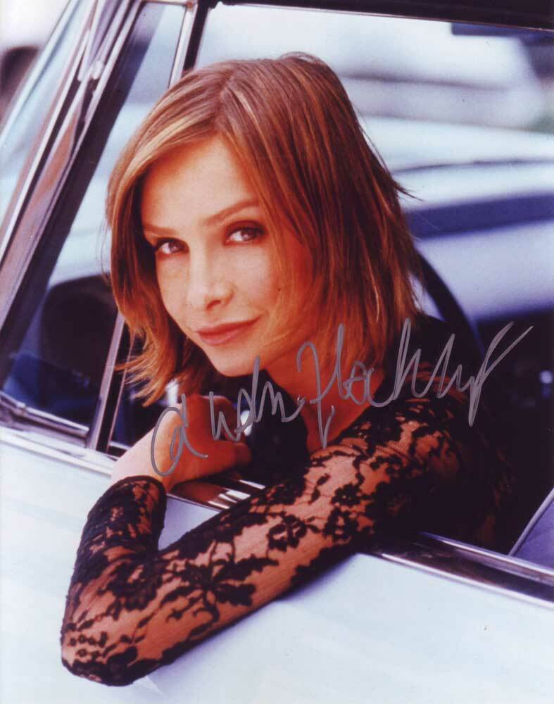 Calista Flockhart In-Person AUTHENTIC Autographed Photo Poster painting SHA #12473