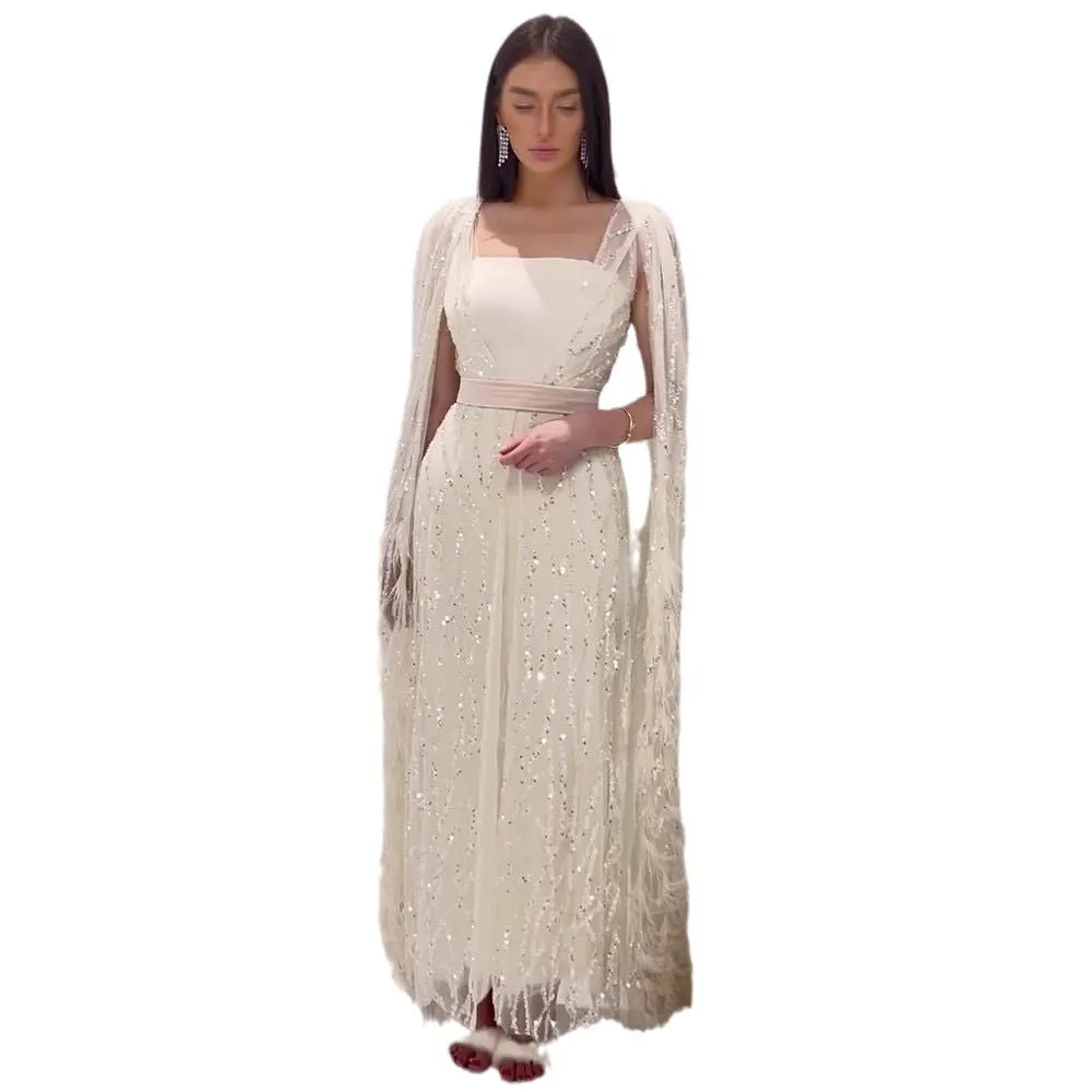 Uveng Uveng Temperament Sexy Long Dress Evening Dress Famous Atmosphere Host Performance Banquet Dress Sexy Long Dress