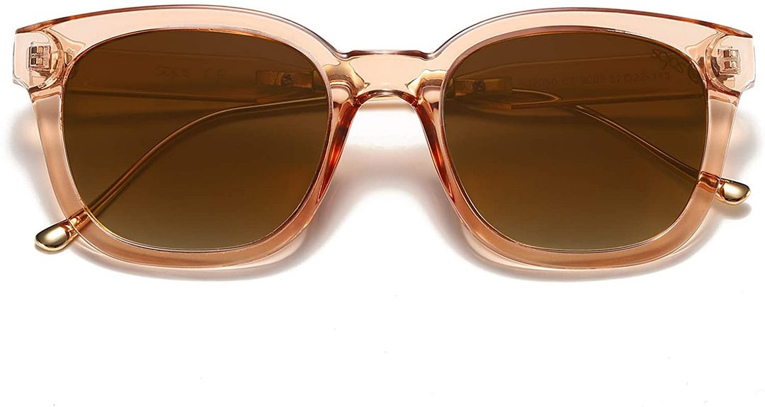 Classic Square Polarized Sunglasses Unisex UV400 Mirrored Glasses