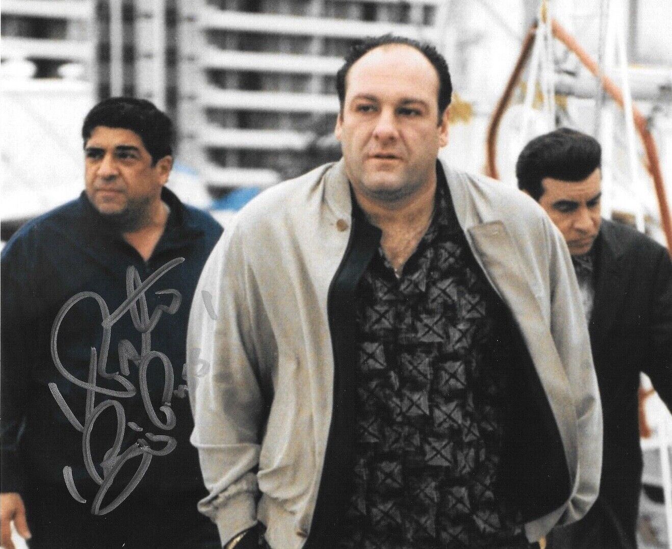 * VINCENT PASTORE * signed 8x10 Photo Poster painting * THE SOPRANOS * COA * 5