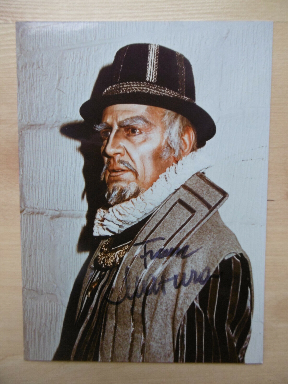 Franz Mazura Opera signed 5x7 inch Photo Poster painting autograph