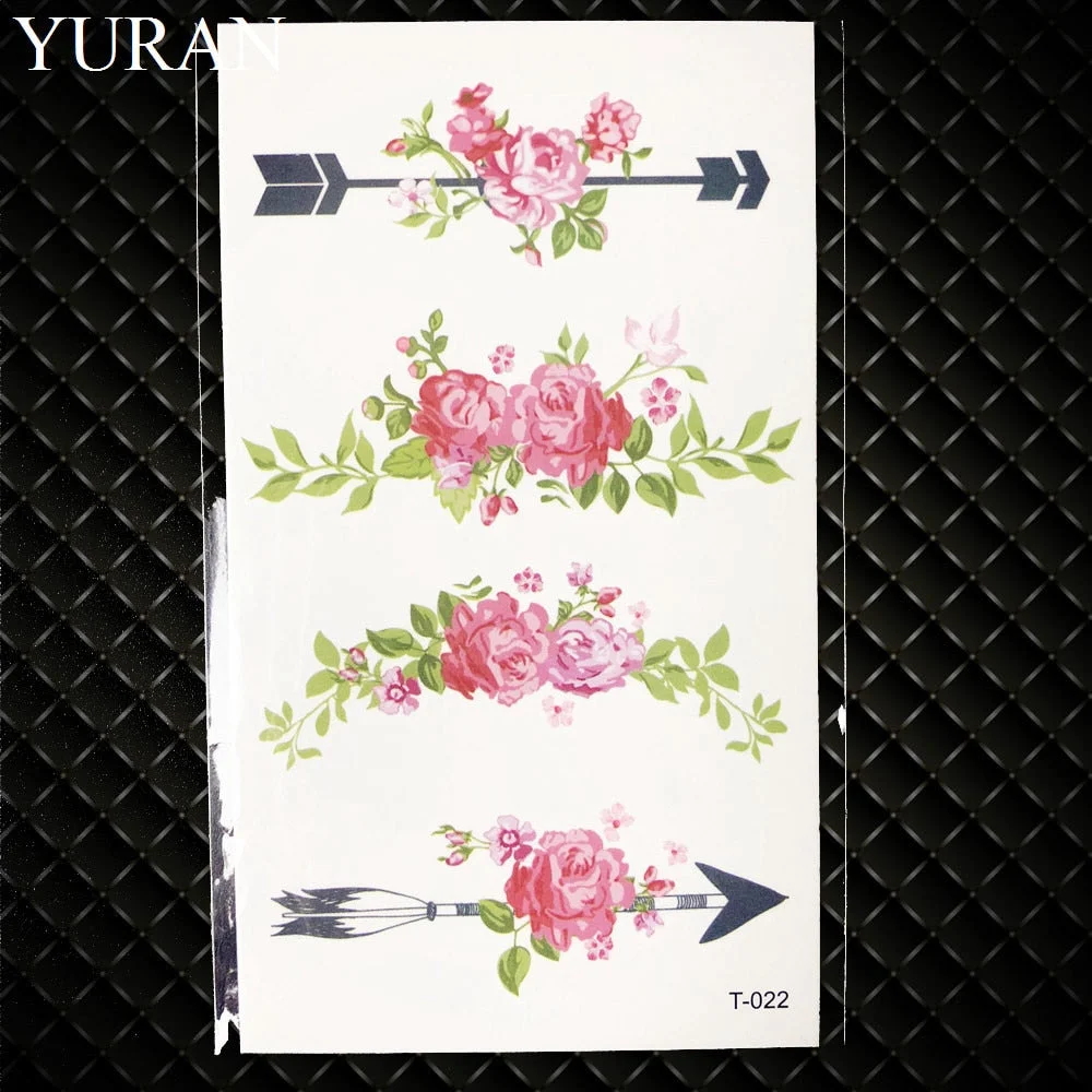 Watercolor Dream Catcher Temporary Tattoo Women Tribal Tattoo Sticker Black Dreamcatcher Fake Flash Tatoo Girl Body Arm Shoulder