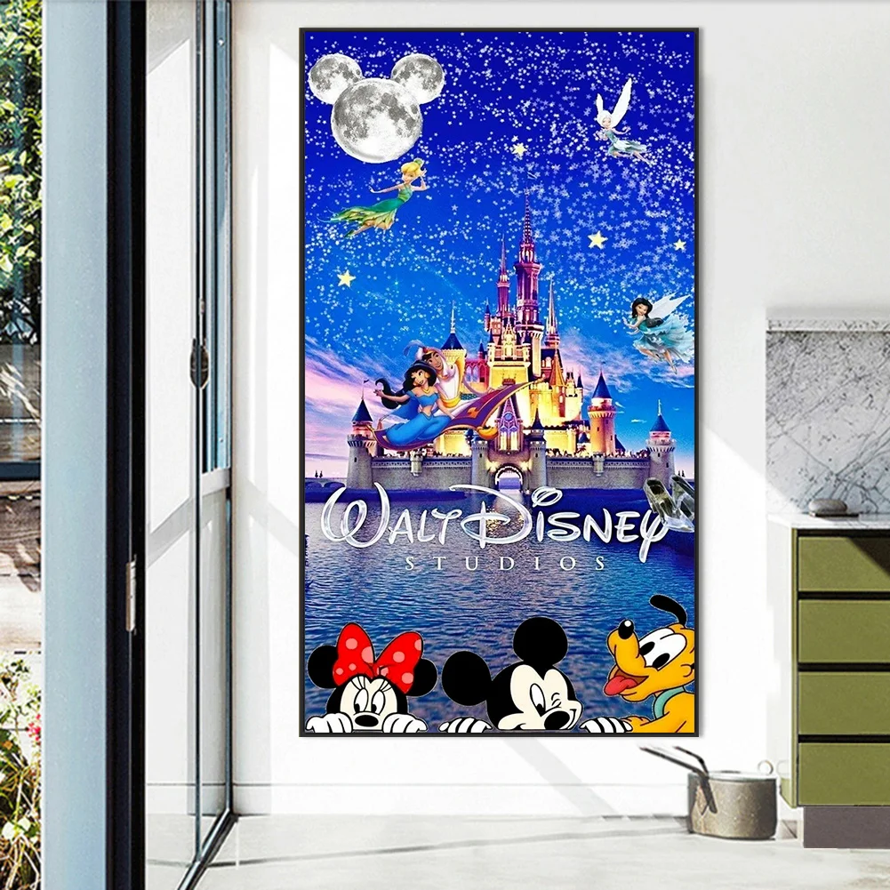 Diamond Painting - Full Round Drill - Disneyland Mickey Mouse(Canvas|50*80cm)